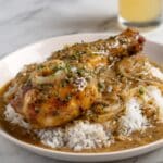 Smothered Chicken and Rice Recipe
