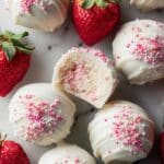 White Chocolate Strawberry Truffles Recipe