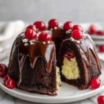 Cherry Chocolate Cream Cheese Bundt Cake Recipe