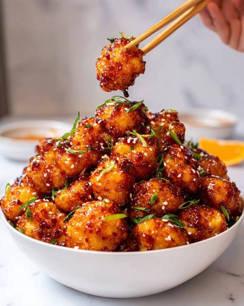 Vegan Glazed Orange Cauliflower “Chicken” Recipe