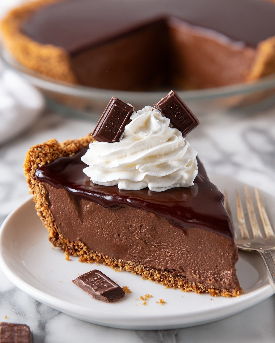 Keto Chocolate Pie Recipe - Recipe Image