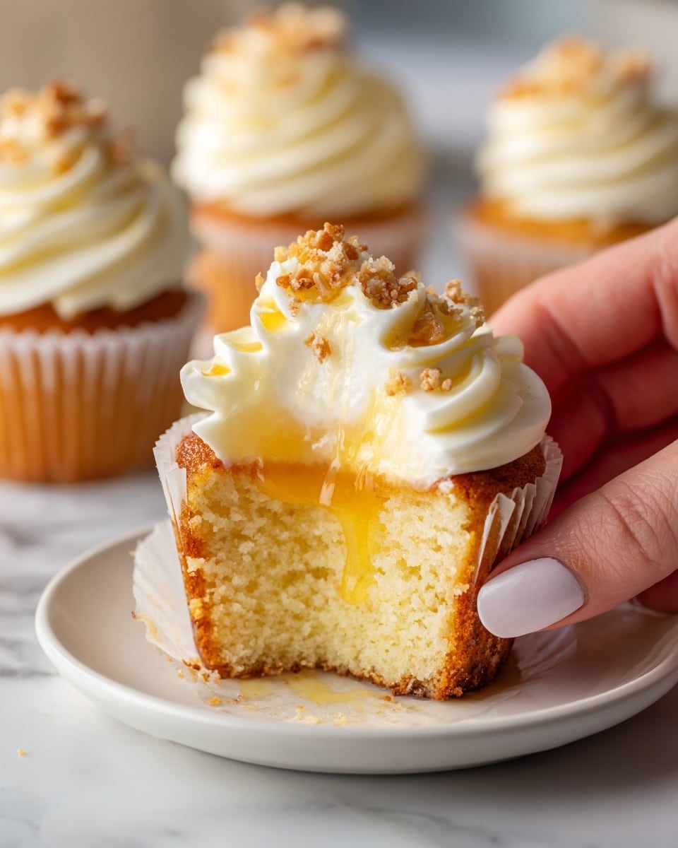 Honey Peach Cream Cheese Cupcakes Recipe