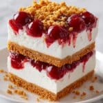 Christmas Cherry Cheesecake Bars Recipe