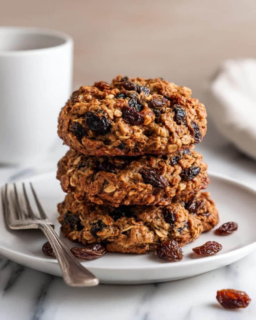 Vegan Oatmeal Raisin Cookies Recipe