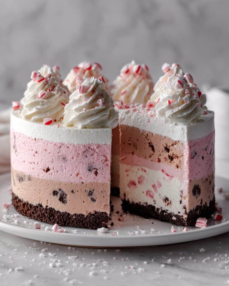 Peppermint Ice Cream Cake Recipe