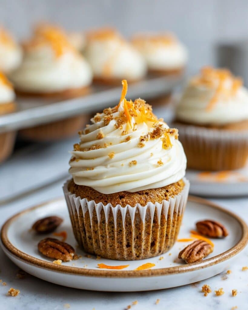 Easy Carrot Cake Cupcakes Recipe