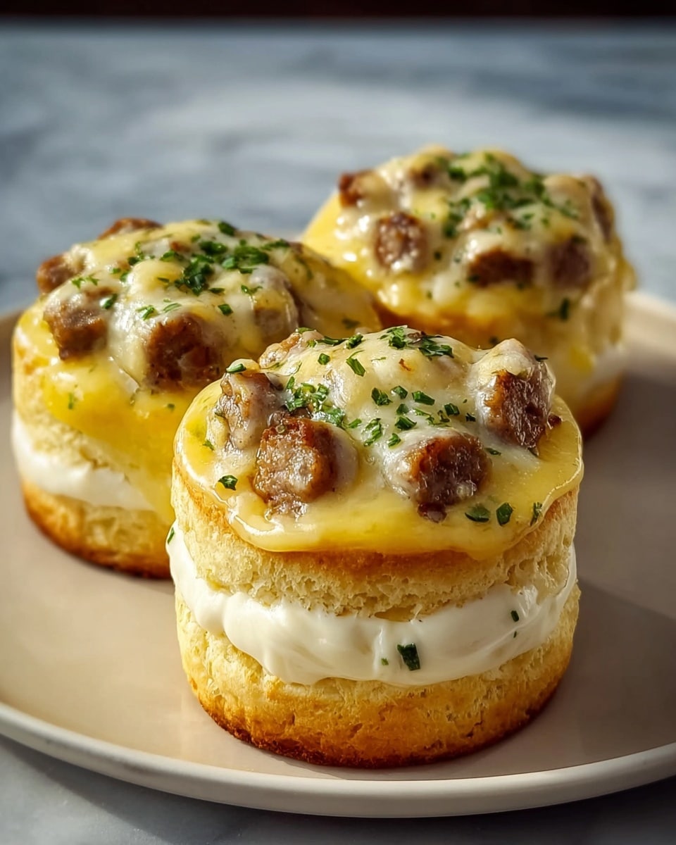 Breakfast Sausage, Egg, and Cheese Crescent Rolls Recipe - Recipe Image