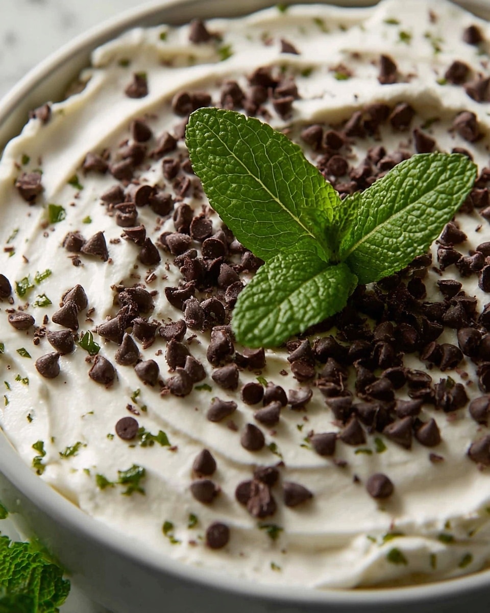 Mint Chocolate Chip Cheesecake Dip Recipe - Recipe Image