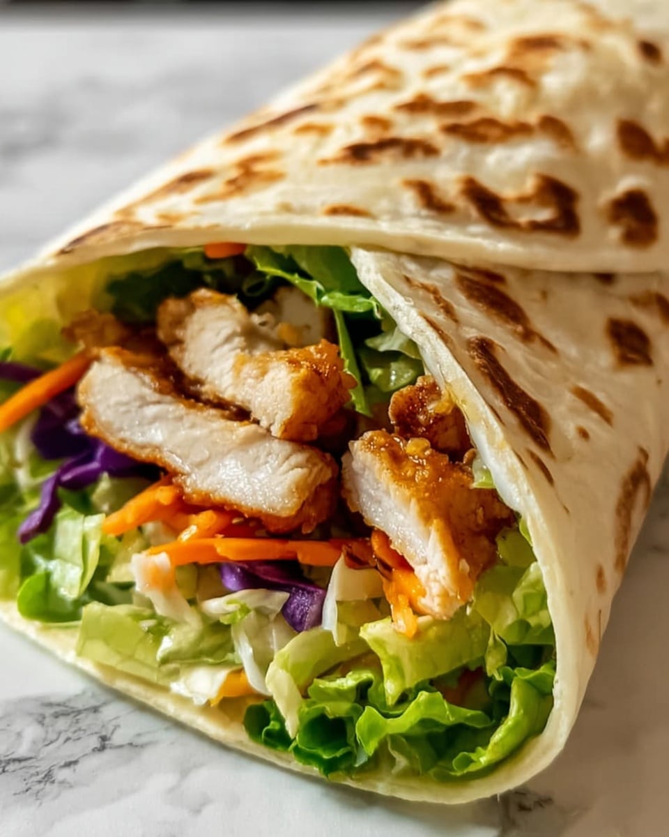 Asian Chicken Salad Wraps Recipe - Recipe Image