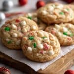 White Chocolate Candy Cane Cookies Recipe
