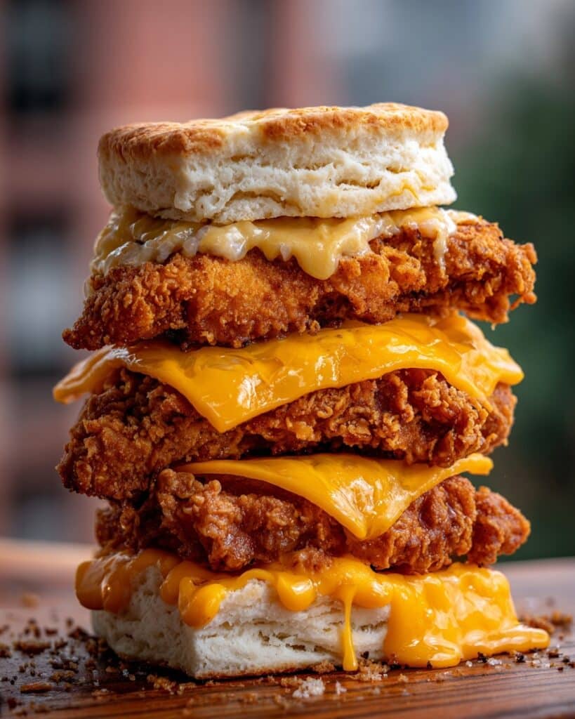 Buttermilk Biscuit Fried Chicken Sandwich Recipe