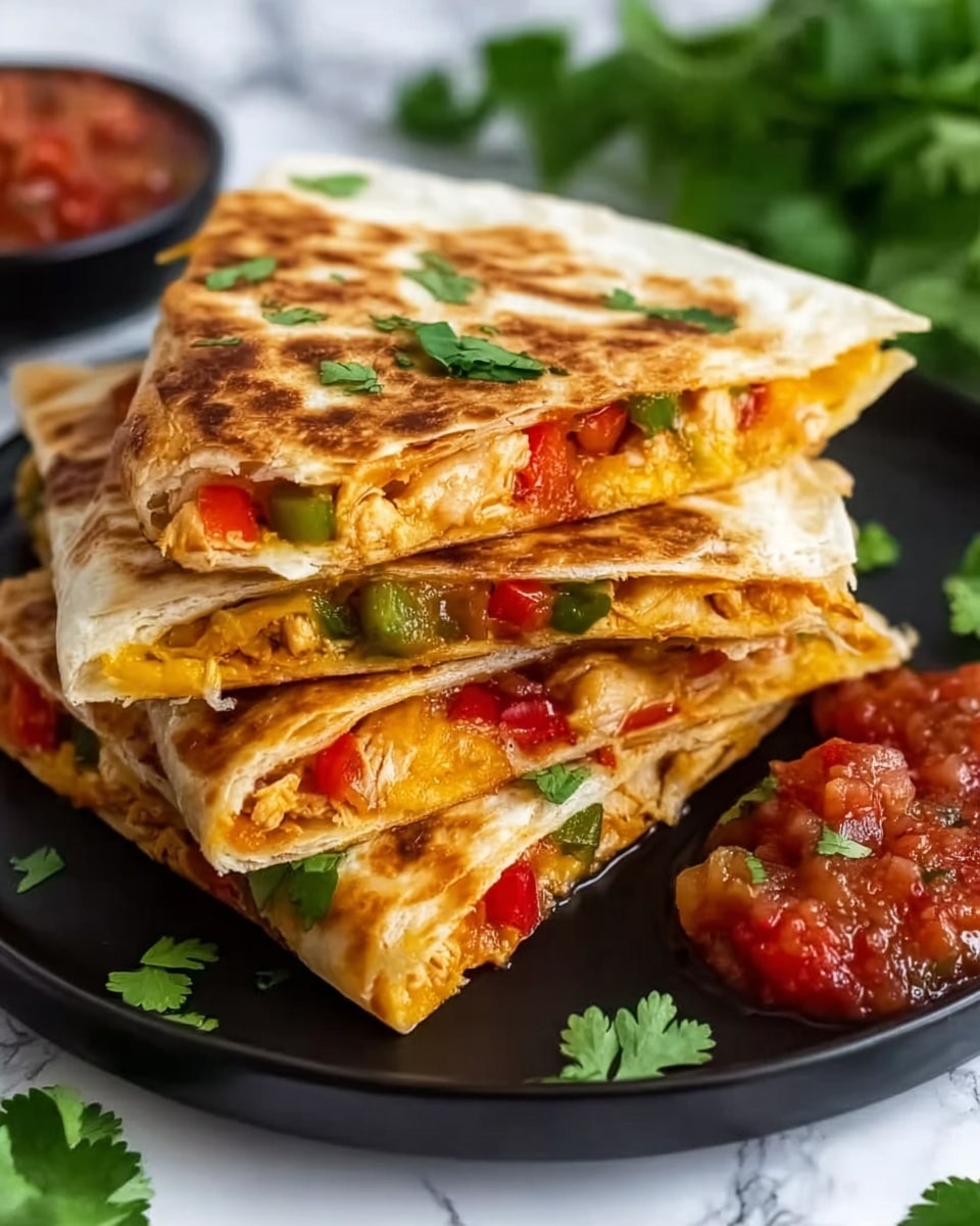 Chicken Fajita Quesadillas Recipe - Recipe Image
