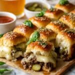 Pull-Apart Cheeseburger Sliders Recipe