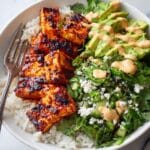 Spicy Chipotle Honey Salmon Bowls Recipe