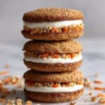 Carrot Cake Cookies Stuffed with Cream Cheese Recipe