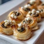 Spinach Feta Puff Pastry Pinwheels Recipe