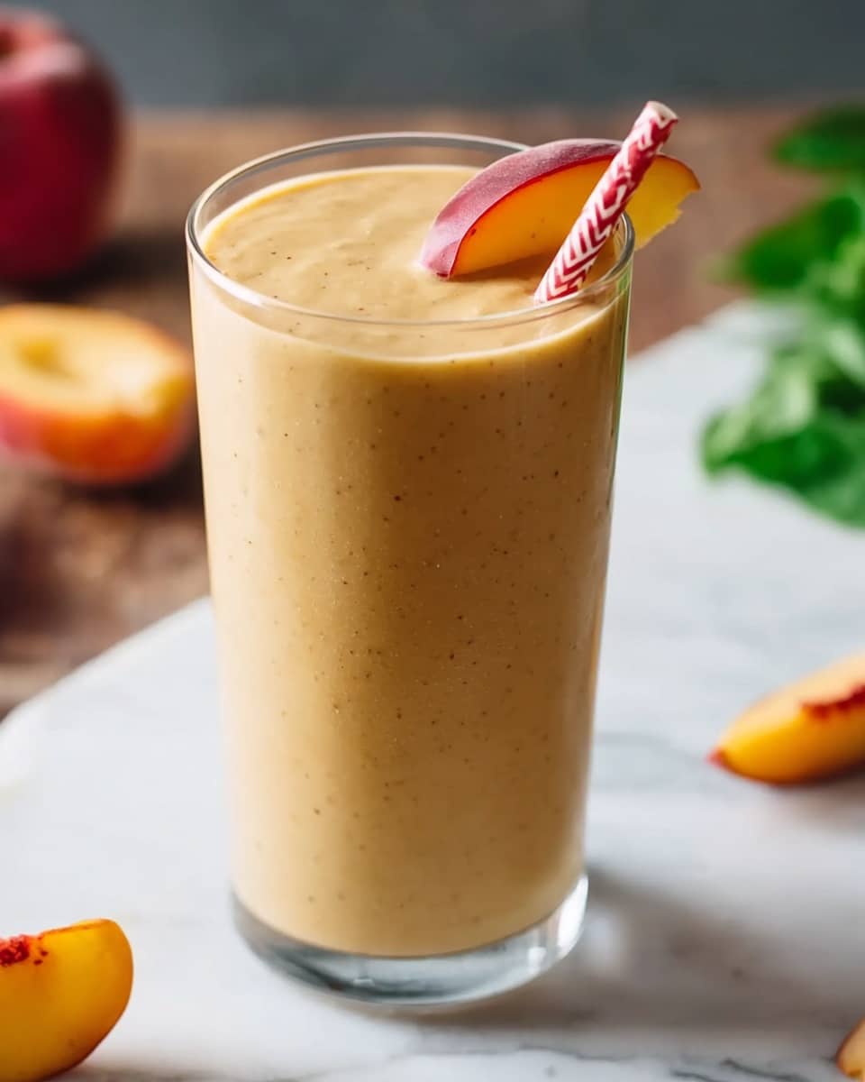 Vegan Peach Smoothie Recipe 6 Vegan Peach Smoothie Recipe - Recipe Image