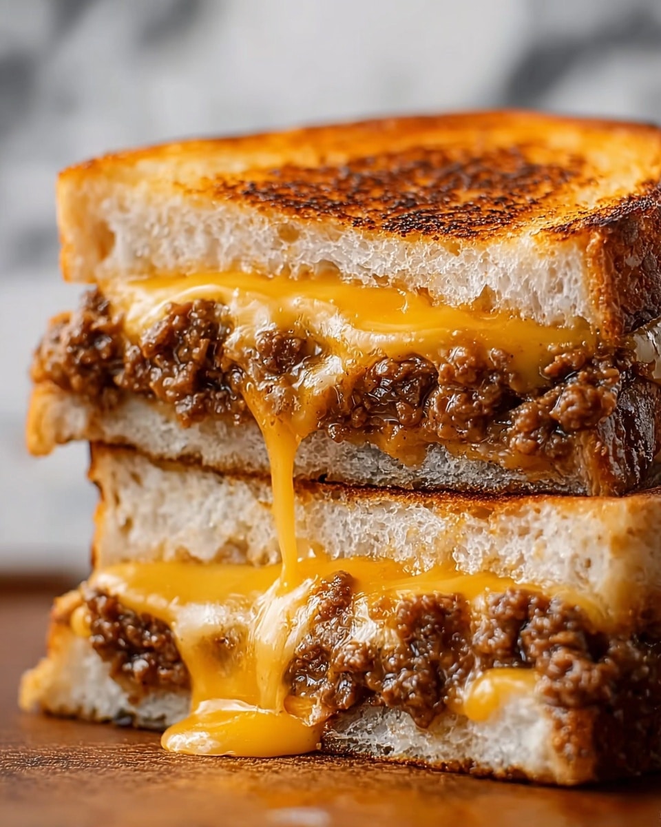 Meatloaf Grilled Cheese Melt Recipe - Recipe Image