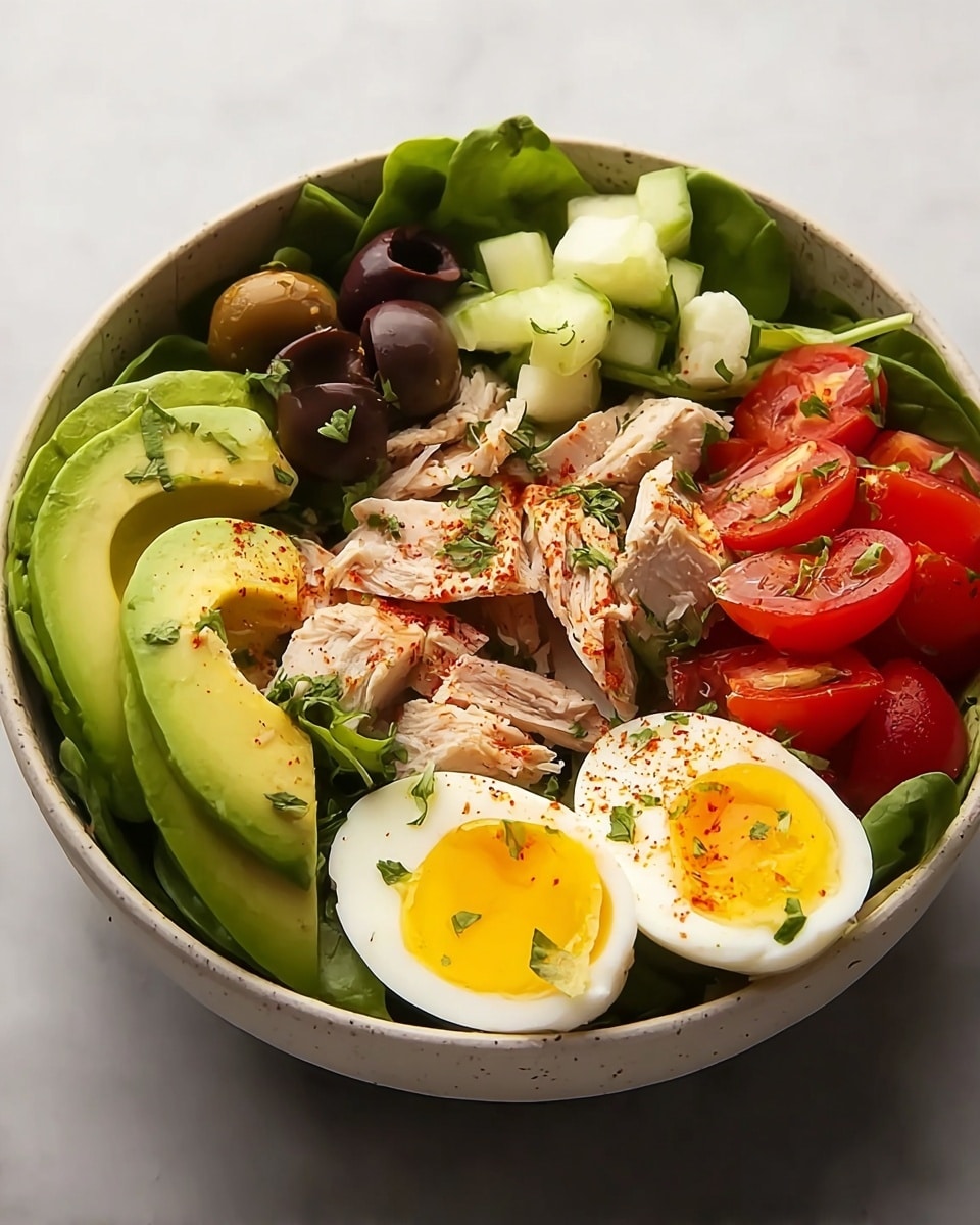 High-Protein Avocado Chicken Salad with Egg Recipe 6 High-Protein Avocado Chicken Salad with Egg Recipe - Recipe Image