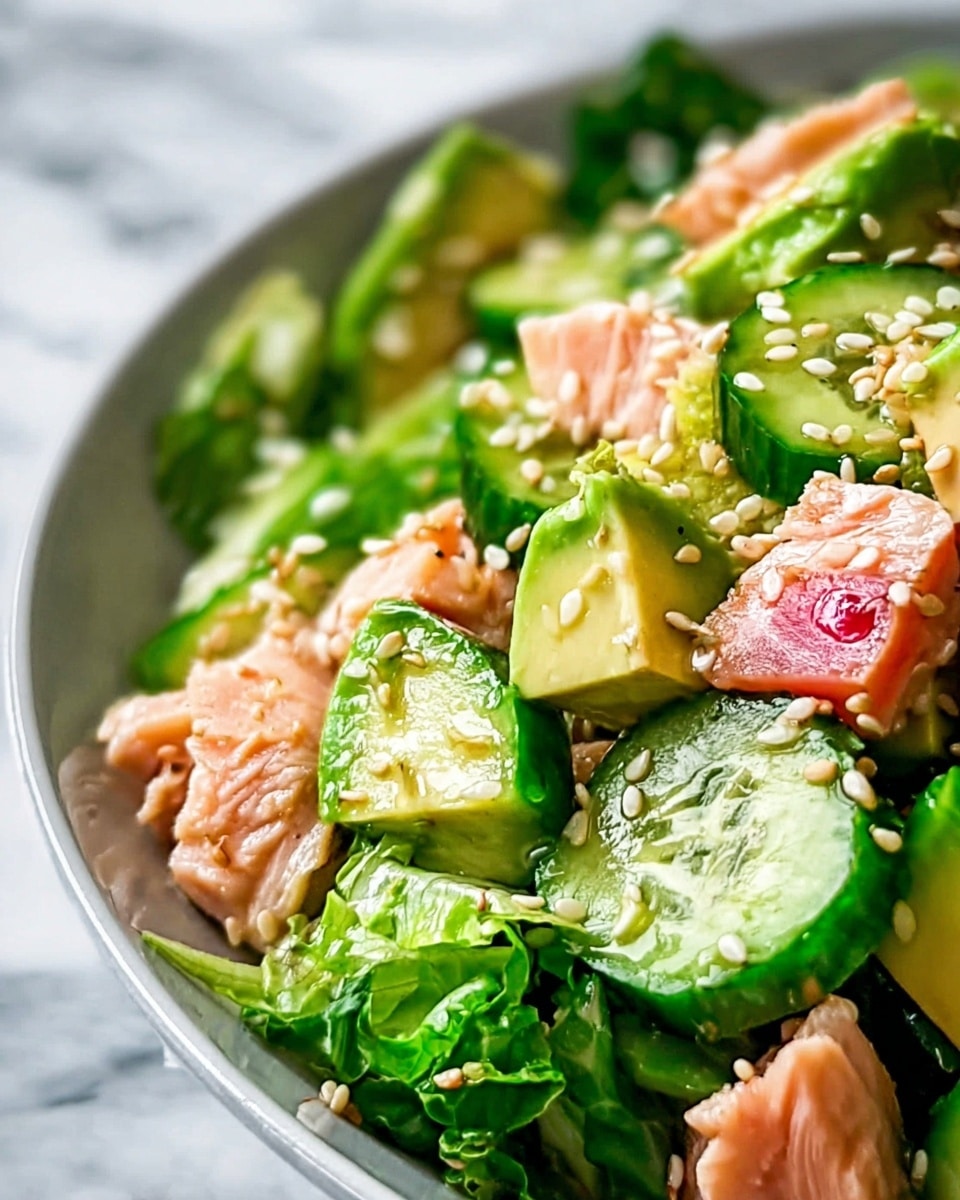 Avocado Tuna Cucumber Salad Recipe 6 Avocado Tuna Cucumber Salad Recipe - Recipe Image