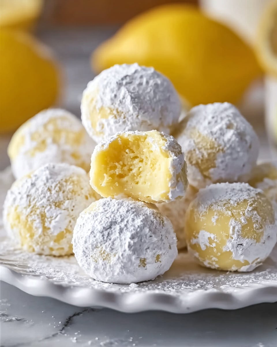 Lemon White Chocolate Truffles Recipe 6 Lemon White Chocolate Truffles Recipe - Recipe Image