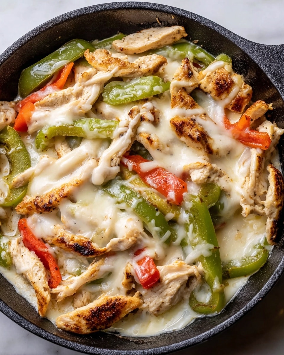 Chicken Cheesesteak Skillet Recipe 6 Chicken Cheesesteak Skillet Recipe - Recipe Image
