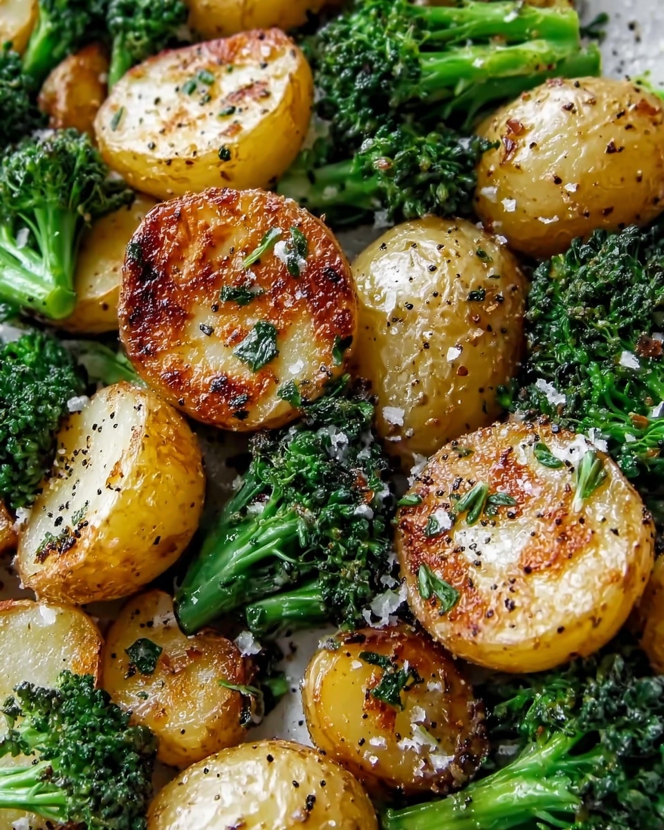 Roasted Parmesan Potatoes & Broccoli Recipe 6 Roasted Parmesan Potatoes & Broccoli Recipe - Recipe Image