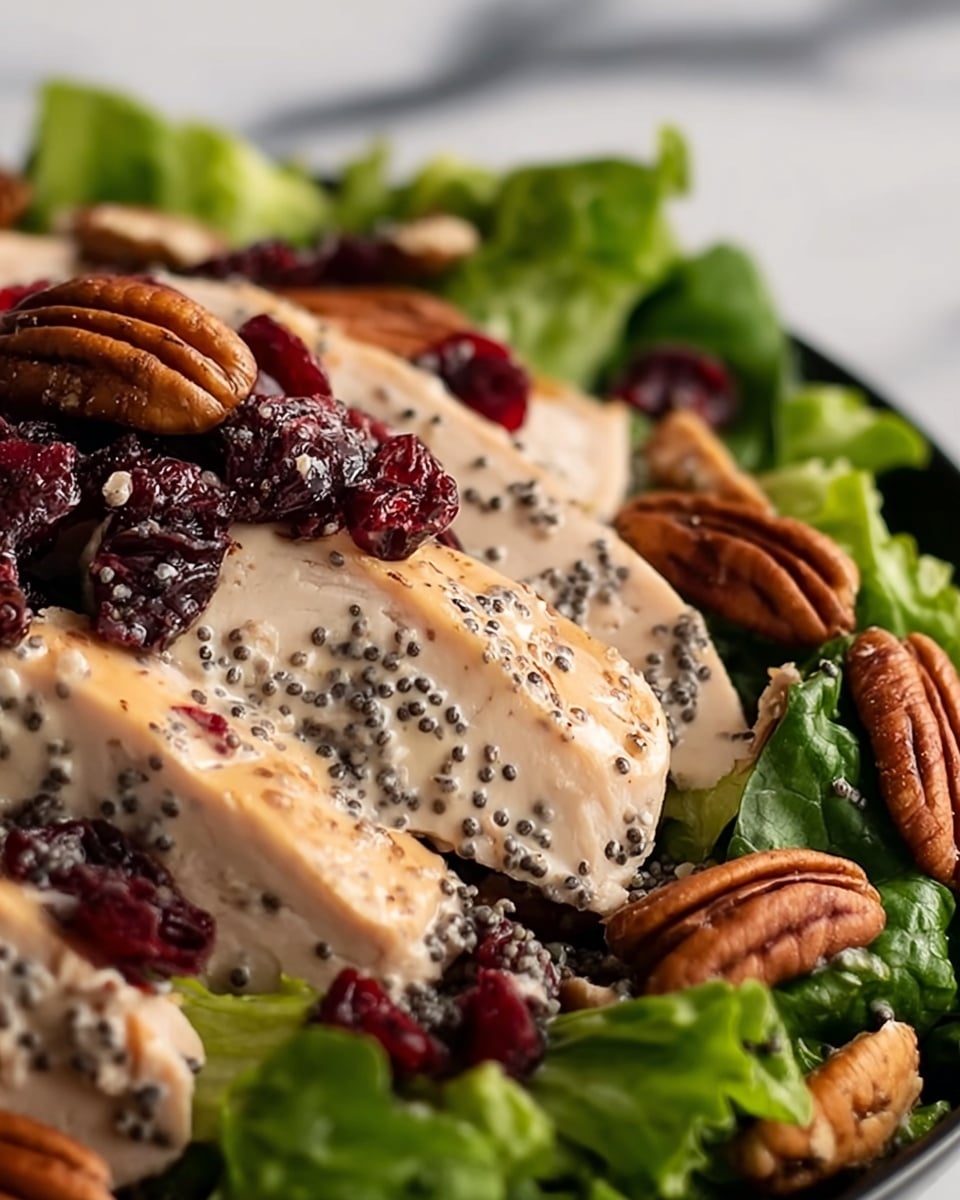 Cranberry Pecan Chicken Salad with Poppy Seed Dressing Recipe - Recipe Image