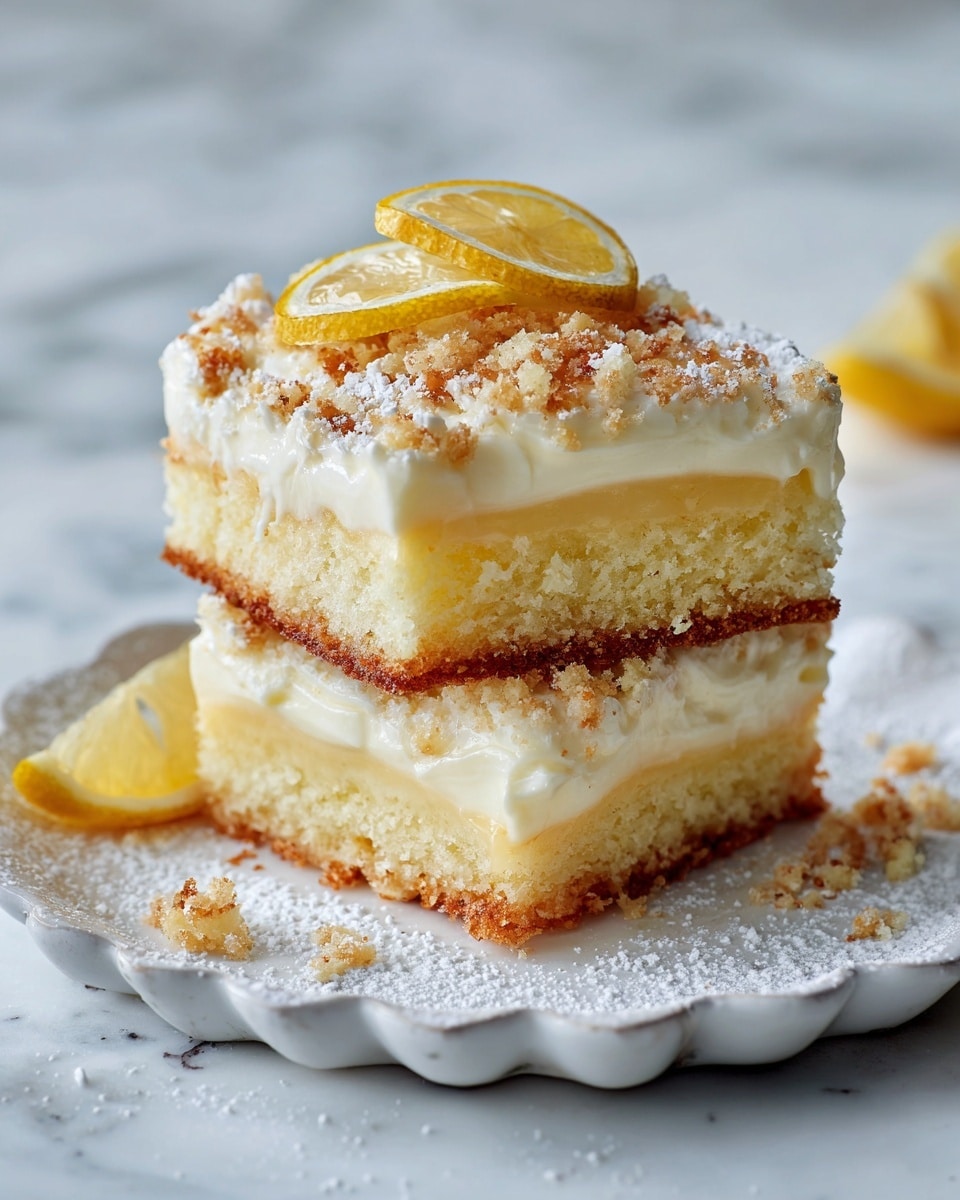 Lemon Gooey Butter Cake Recipe - Recipe Image