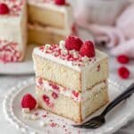 White Chocolate Raspberry Traybake Recipe
