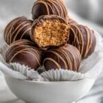 Chocolate-Coated Peanut Butter Balls Recipe