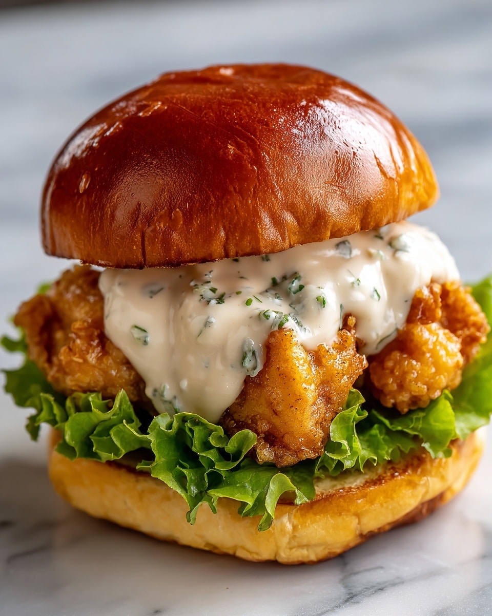 Crispy Chicken Caesar Sandwich Recipe