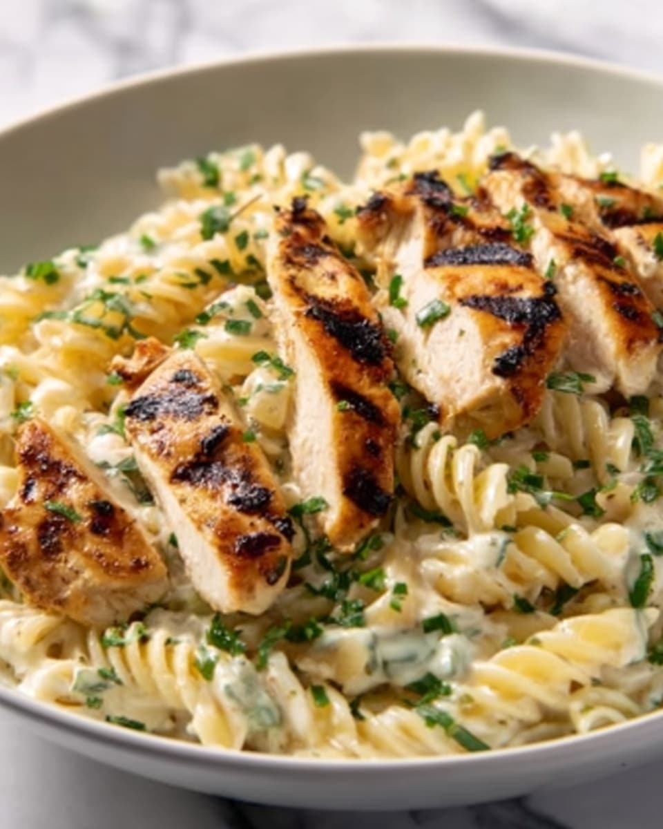 Boursin Orzo with Chicken Recipe - Recipe Image