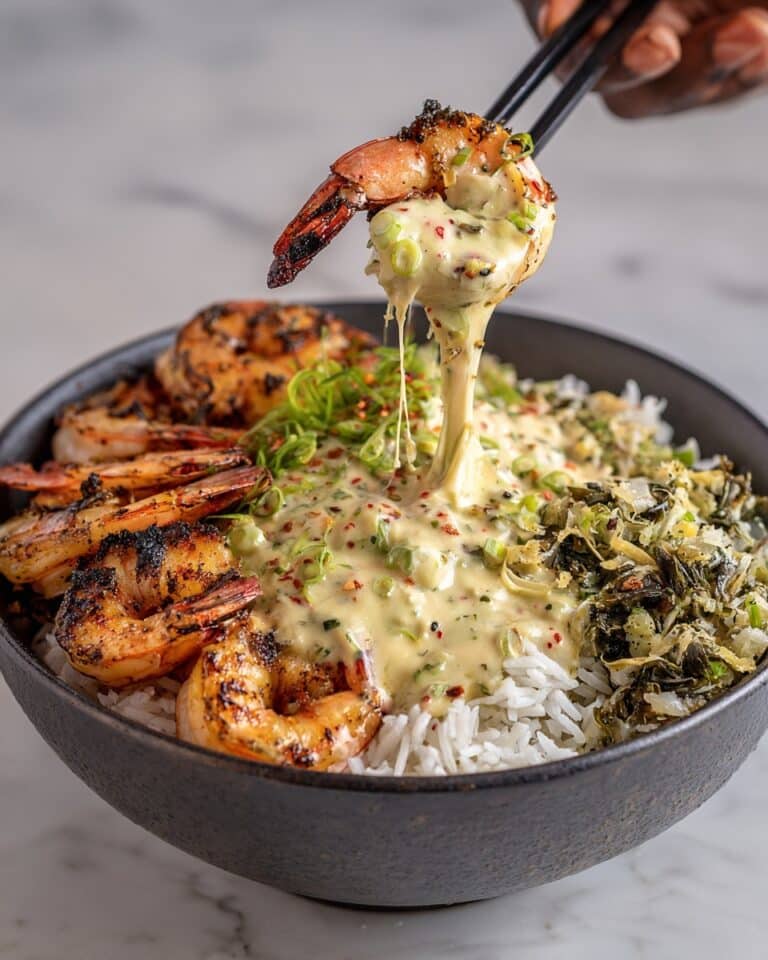 Garlic Parmesan Shrimp Rice Bowls Recipe