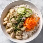 Vietnamese-Style Haddock with Sticky Rice and Crunchy Herb Salad Recipe