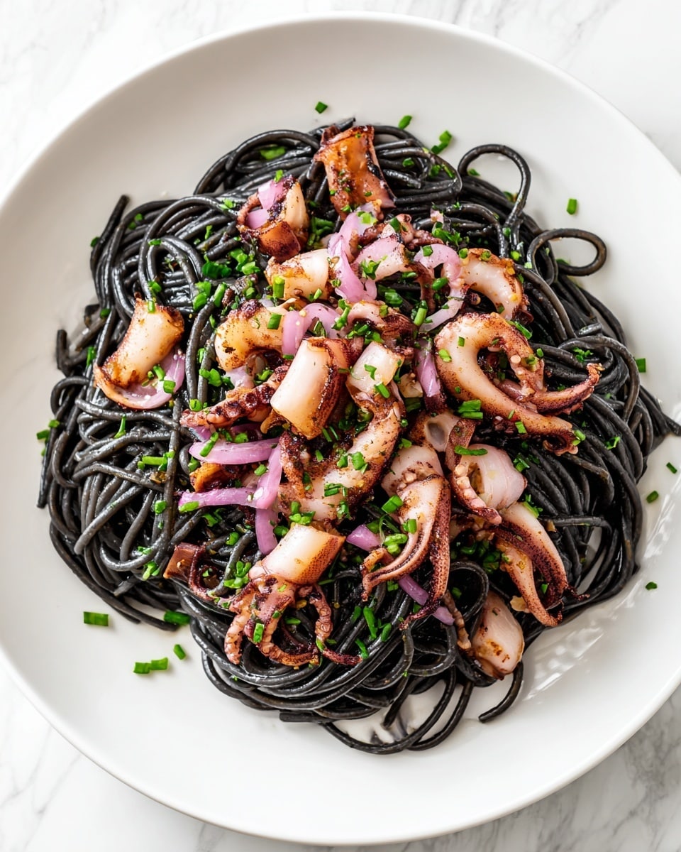 Witches’ Hair Pasta (Squid Ink Pasta) Recipe