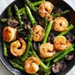 Shrimp and Asparagus Stir-Fry with Mushrooms Recipe