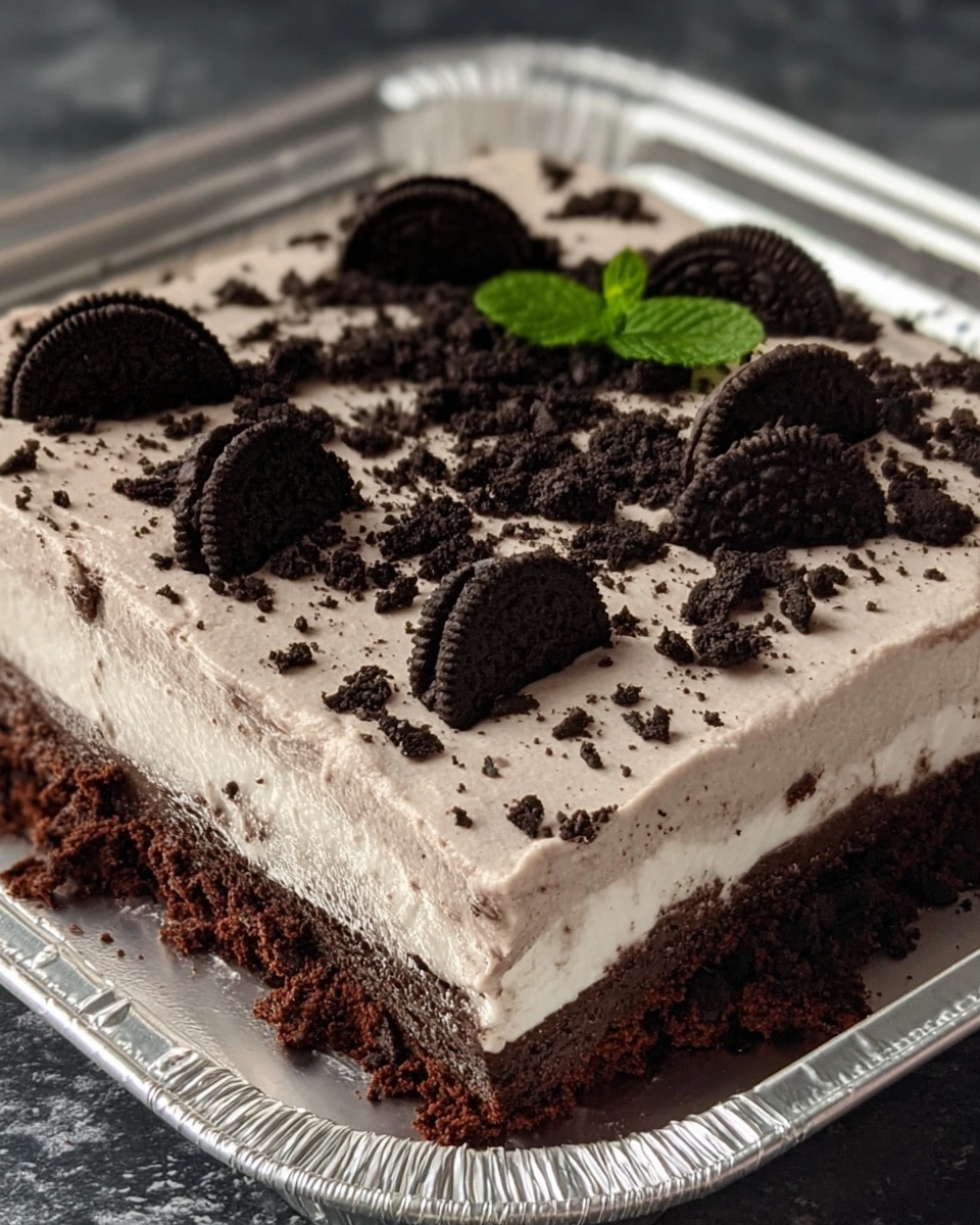 No-Bake Oreo Mud Pie Recipe - Recipe Image