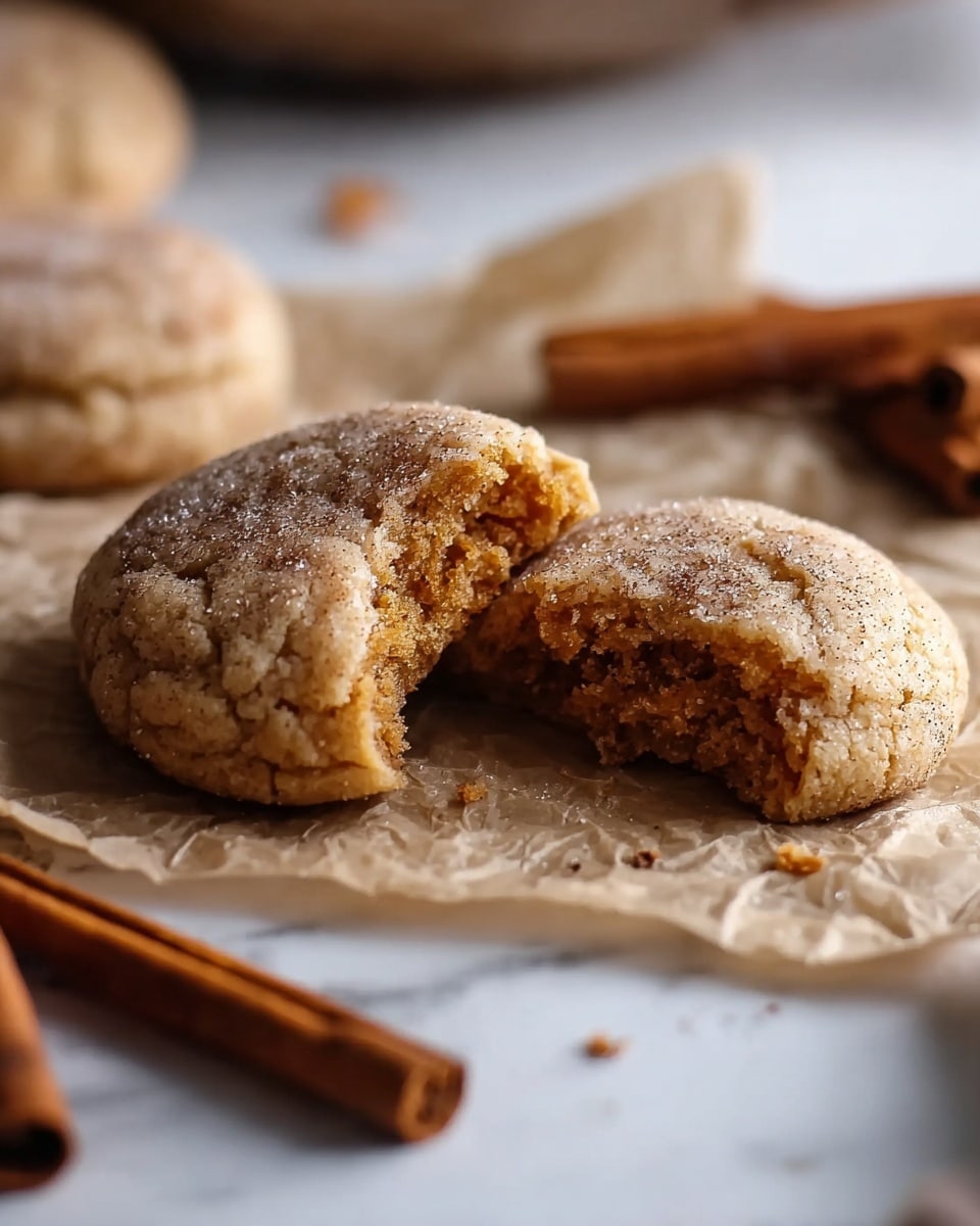 Chewy Pumpkin Snickerdoodle Cookies Recipe - Recipe Image