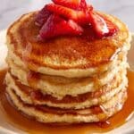 Strawberry Vanilla Pancakes Recipe