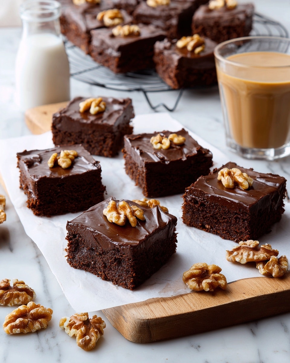 Chocolate Fudge Brownies with Walnuts Recipe