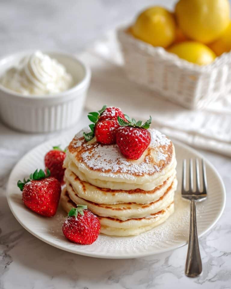 Cloud-like Lemon Soufflé Pancakes Recipe