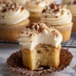 Banana Cinnamon Pecan Cupcakes with Cream Cheese Frosting Recipe