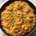 Creamy Garlic Shrimp Pasta Recipe
