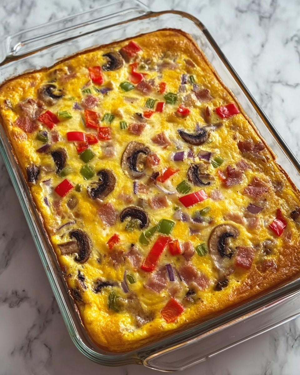 Cheesy Veggie Egg Bake Recipe 6 Cheesy Veggie Egg Bake Recipe - Recipe Image