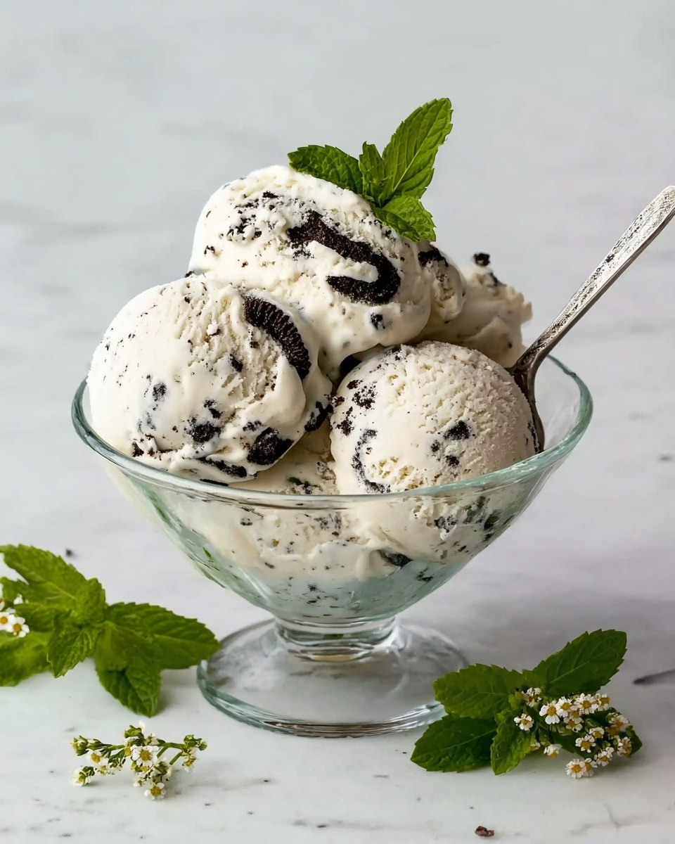 Homemade Mint Chocolate Chip Ice Cream Recipe - Recipe Image