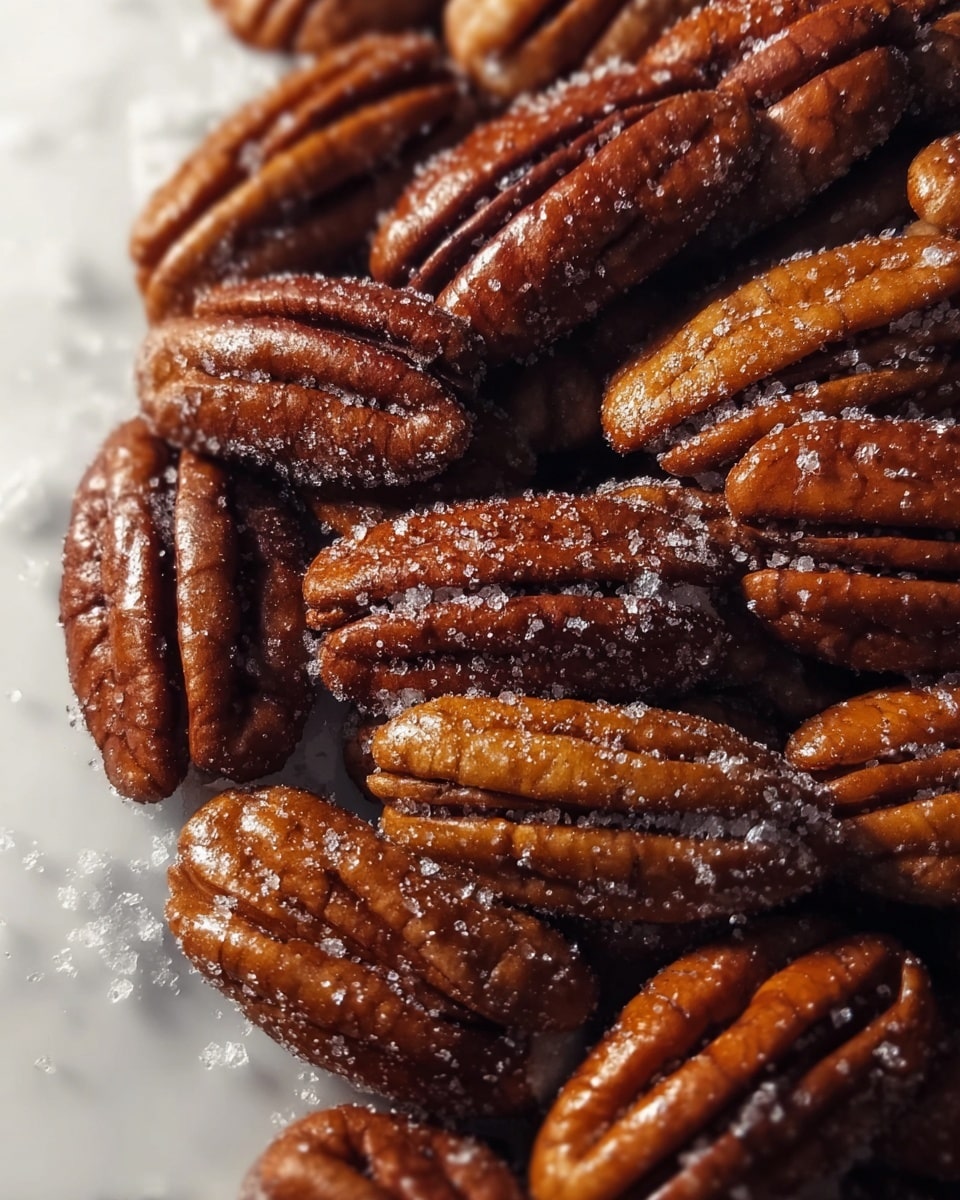 Salted Caramel Pecans Recipe 6 Salted Caramel Pecans Recipe - Recipe Image