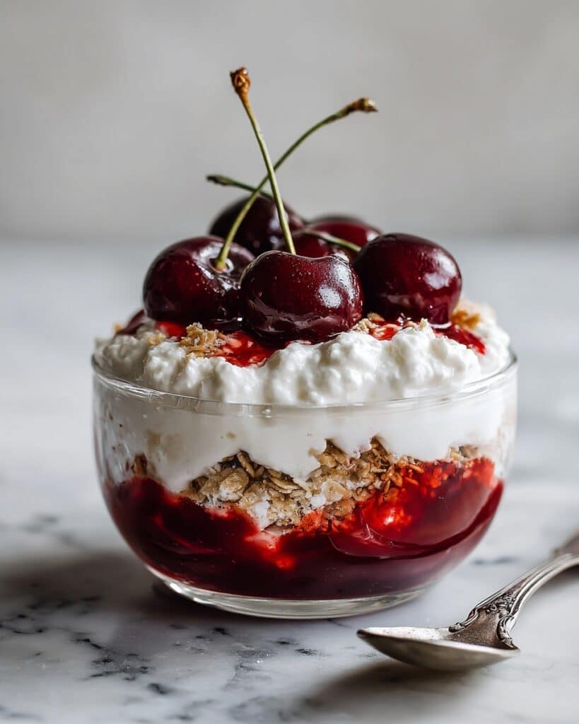 Fresh Cherry Crisp Recipe