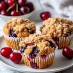 Cherry Cobbler Muffins Recipe