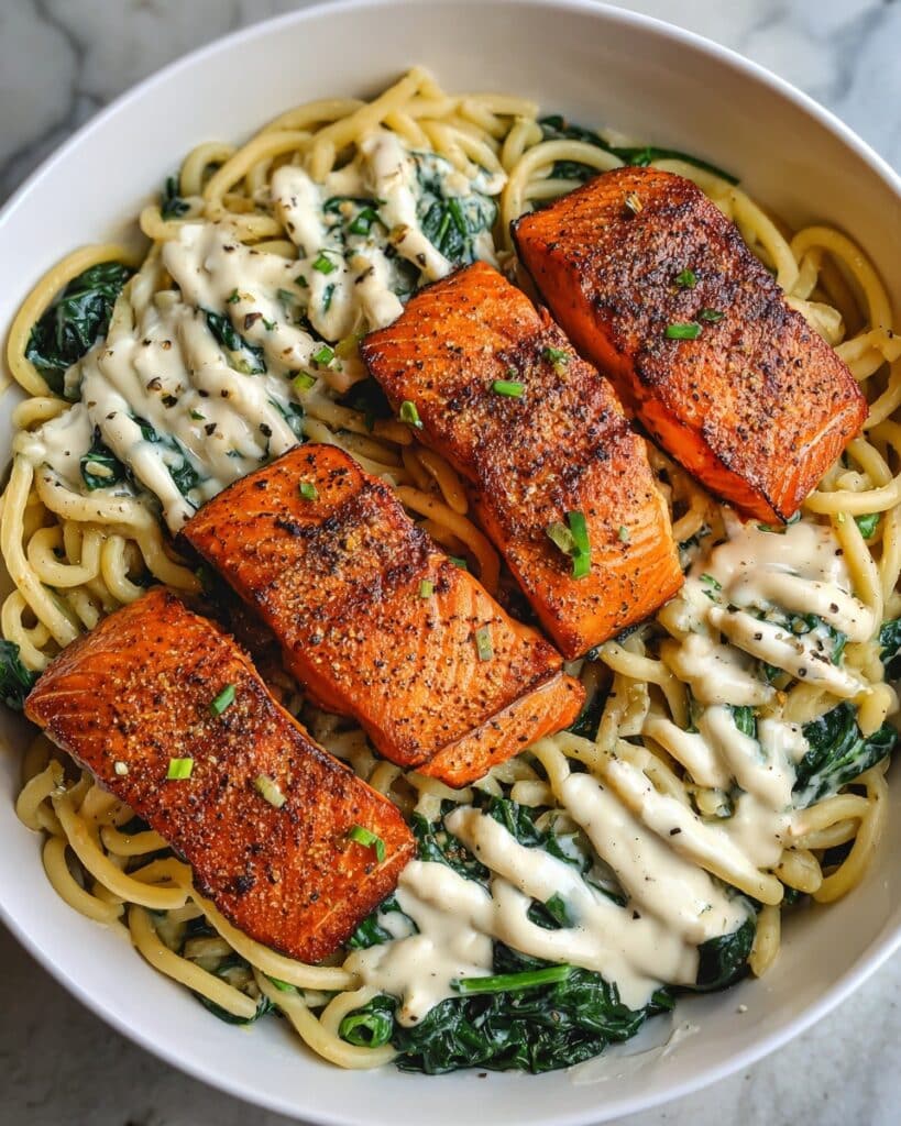 Creamy Salmon Florentine Recipe